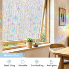 ADD.HERES Window Privacy Film, Stained Glass Decorative Static Cling, Removable - Image 3
