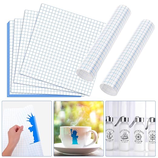 selizo Transfer Tape, 20 Pack Transfer Tape Clear Contact Paper - Image 8