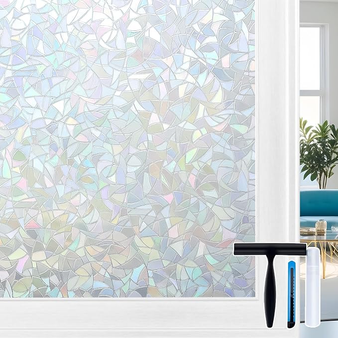 Volcanics Rainbow Window Privacy Film by Volcanics