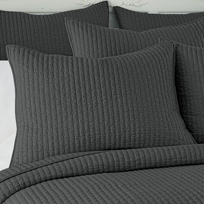 Levtex Home Cross Stitch Reversible Full/Queen Quilt Set - Image 3