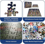 Botanical Book Garden Puzzles for Adults 1000 Pieces, Recycled Paper | - Image 6