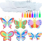 30-Set Butterfly Sand Art Craft Kit, Spring DIY Sand Painting Activities | by MLOLMSmileandSurprise