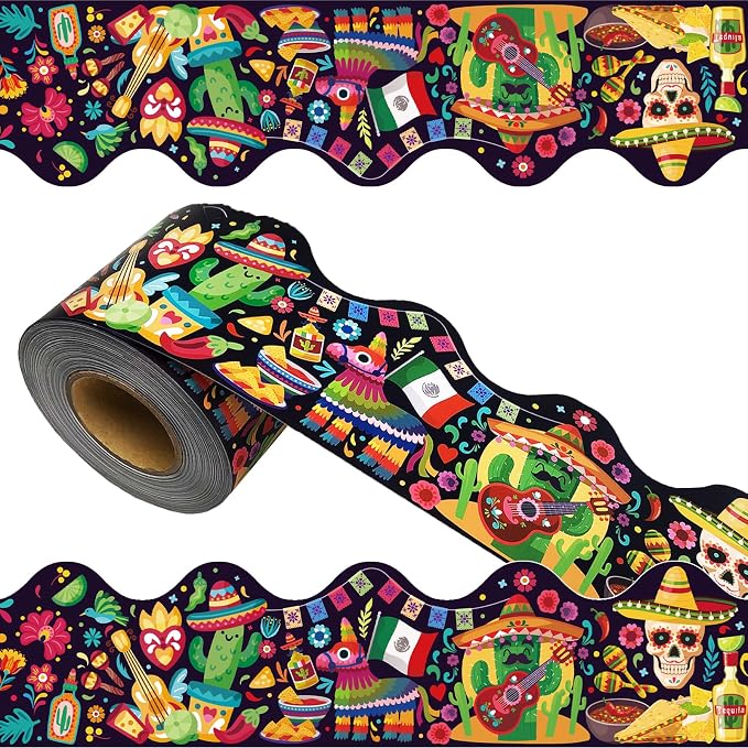 69 Feet Mexican Fiesta Bulletin Border Cinco De Mayo Border Bulletin Office by Unknown
