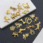 WOCRAFT 60pcs Antique Gold Dogs Charms - Image 3