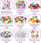 VLUSSO 3000Pcs DIY Arts and Crafts Supplies Kit - Image 4