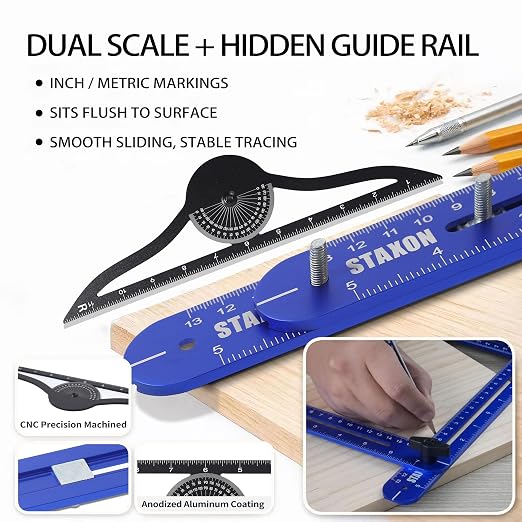Stair Tread Template Tool – Stair Tread Gauge, Stair Tools - Image 3