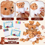 40 Pcs Make Your Own Stuffed Animal Bear Kit DIY 2026 Graduation Plush Gift 10 - Image 3