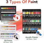 ESRICH 141PCS Deluxe Artist Painting Set, Painting Supplies - Image 3