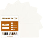 Iron on Patches, 8 Pieces Iron on Canvas Patches, Fabric Patches by ForABetterHomeLife