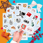 BulbaCraft 100Pcs New York Stickers - Image 7