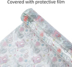Printed TPU Jelly Faux Leather Fabrics, 11.8 x 47.2 Inch Clear TPU Vinyl Sheets - Image 4