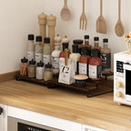 Furinno RAVEL Kitchen Countertop Organizer Set of 2, 3-Tier Counter Shelves - Image 2