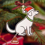 God Say You are Christian Christmas Ornament 2025, God Says I am 2D Flat by KATINAT