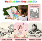 9" x 12" Sketch Book, Acid Free Artist Drawing Book Paper, Art Supplies - Image 6