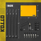 KOTTO Helping Hands Soldering, Third Hand Soldering Tools PCB Holder Four Arms - Image 4