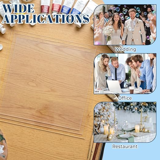 TKOnline 15 PCS Plexiglass Sheets, Invitations, Poster Frames Plastic Board - Image 7
