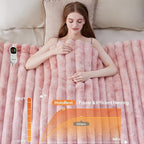 Heated Throw Blanket, Faux Fur Cozy Heating Blanket - Image 4