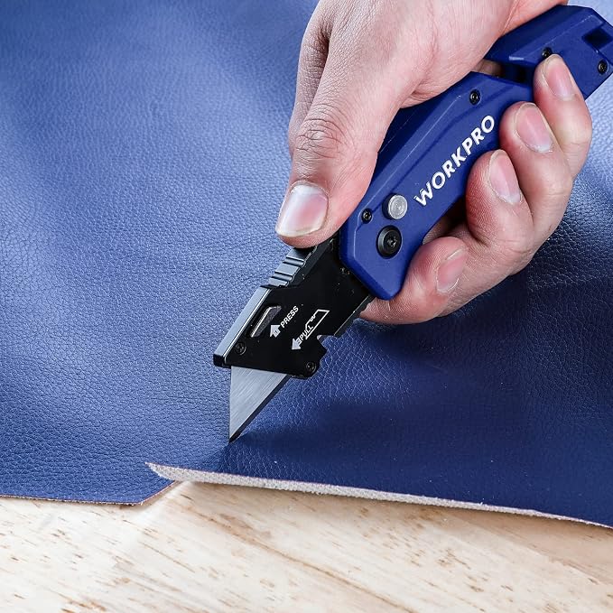 WORKPRO Folding Utility Knife, Box Cutter - Image 7