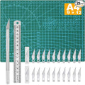 Self Healing Sewing Mat, Exacto Knife Precision Carving Craft Hobby Knife Kit by Jneoace