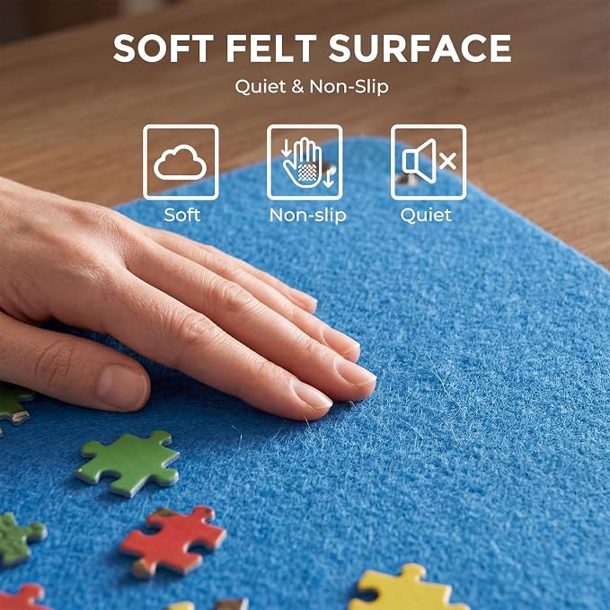 6PCS Large Puzzle Sorting Trays 11.8" x 9.2", Stackable Puzzle Organizer - Image 5