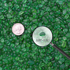 Keedolla Green Fish Tank Gravel Aquarium Frosted Glass Rocks, 0.5 Lb Mini Fish - Image 4