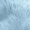Faux / Fake Fur Shaggy LIGHT BLUE Fabric By the Yard by FabricEmpire