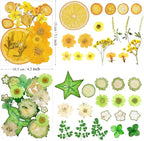 75Pcs Pressed Dried Flowers Fruits - Image 6