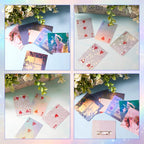 60 Sheets Holographic Laminate Sheets Clear Glitter A4 Size Vinyl Sticker Paper - Image 4
