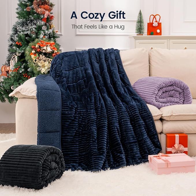 Sherpa Fleece Adult Weighted Blanket 20lbs - Image 8