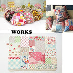 flic-flac 200pcs 4 x 4 inches Cotton Craft Fabric Bundle Squares Patchwork Lint - Image 7
