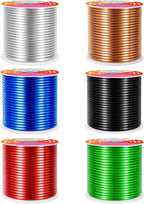Mandala Crafts 12 GA Black Red Green Assorted Anodized Aluminum Craft Wire | - Image 2