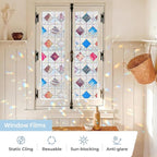 ADD.HERES Window Privacy Film, Stained Glass Decorative Static Cling, Removable - Image 5