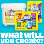 Play-Doh Brand Air Dry Clay, 6 Vibrant Clay Colors, Soft & Ultra Light Modeling - Image 7