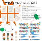 Fountor 6 Pack Paint by Numbers Kit - Image 6