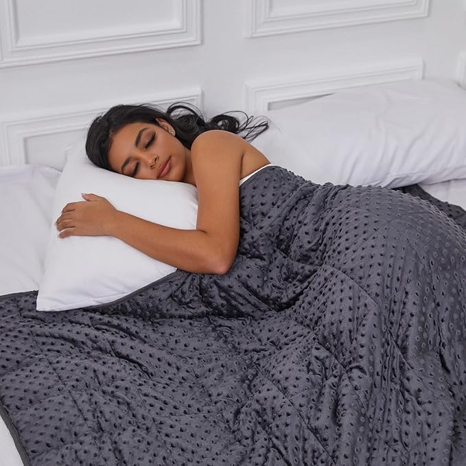 Weighted Blanket for Women and Men, Comfortable and Soft Throw Weighted Blanket - Image 5