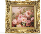Cuspin 6x6 Gold Picture Frame Square, Vintage Ornate Resin Photo Frame - Image 9