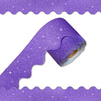 70Ft Shine Bulletin Board Borders，Scalloped Poster Boards Decorations Trim by Unknown