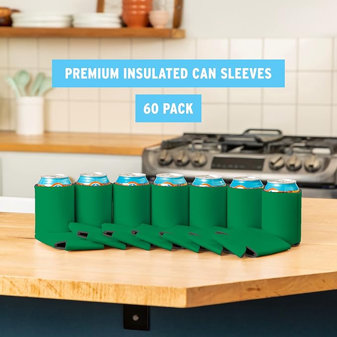 Blank Beer Can Cooler Sleeves Soft Insulated Beer Can Coolies - Image 6