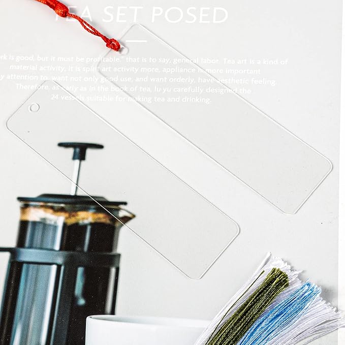60 Pcs Acrylic Bookmark Blanks - Image 6