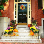 Supla 12 Kits 3D Pumpkin Fall Leaf Wreath Craft Kit DIY Thanksgiving Wreath - Image 8