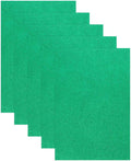 MECCANIXITY 5 Sheets Dark Green Shiny Foam Sheets, 8 Inch x 12 Inch Sparkle EVA by MECCANIXITY