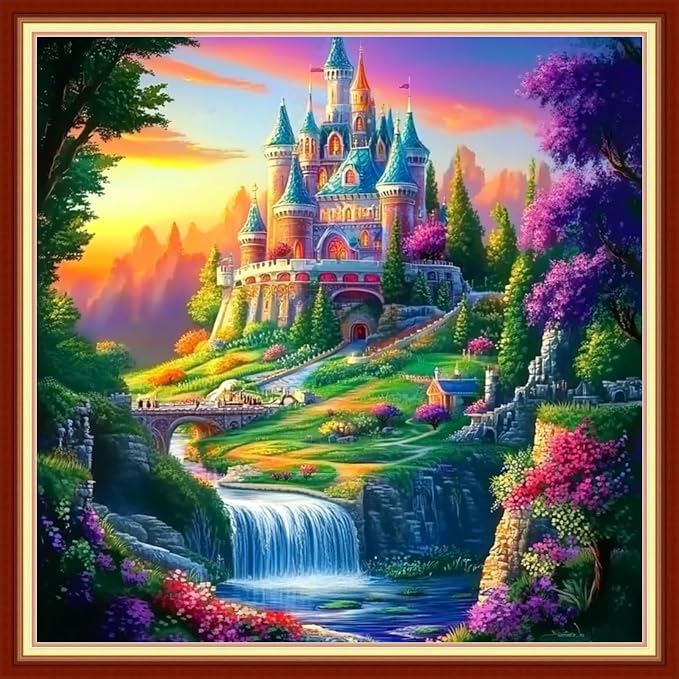 Joyhoor Cross Stitch Kits for Beginners Stamped Cross-Stitch Supplies by JoyhoorCrossStitchKits