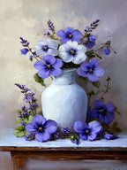 GXGLLPZBY Painting by Numbers for Adults Beginner, Flower Adult Paint by Number by GXGLLPZBYZBYHW