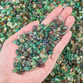 0.5 Lb/230g Green Agate Aquarium Gravel Rocks Crushed Stone Crystal Chips Bulk by EZEELAI