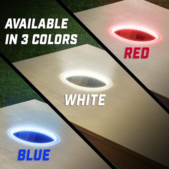GoSports Cornhole Light Up LED Ring Kit 2pc Set - Image 4