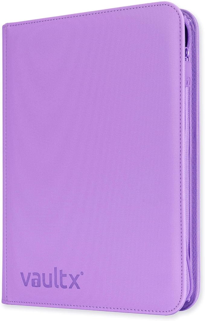 Vault X 4 Pocket Zip Trading Card Binder 160 Cards Exo-Tec | Holds 160 by VaultX
