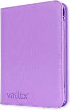 Vault X 4 Pocket Zip Trading Card Binder 160 Cards Exo-Tec | Holds 160 by VaultX