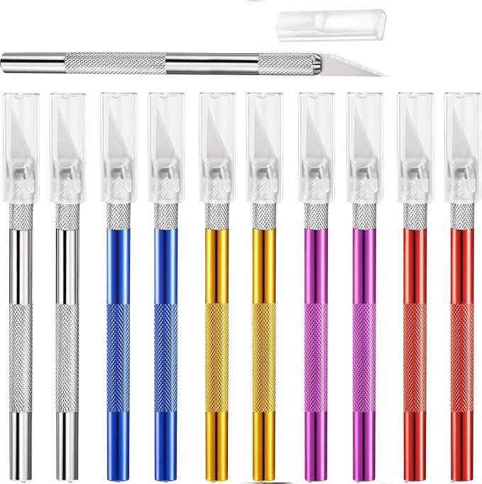 15 Pack Exacto Knife Set, Hobby Knife, Back to School Supplies Craft Knifes Kit by Mudder