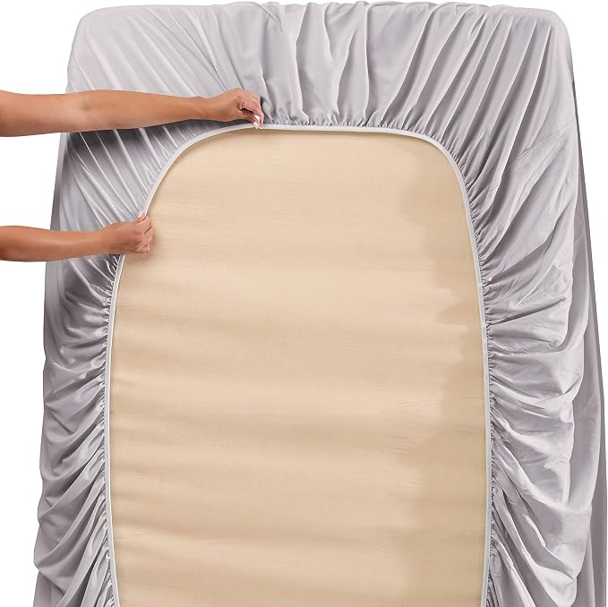 Hearth & Harbor Fits Mattress up to 21", Double Brushed Bedding Sheets & - Image 4