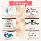 Legigo Blank Canvas Bag Zipper Pouch Makeup Bags Bulk - Image 4